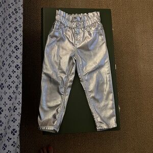 GAP Shiny Silver Kids Casual Bottoms